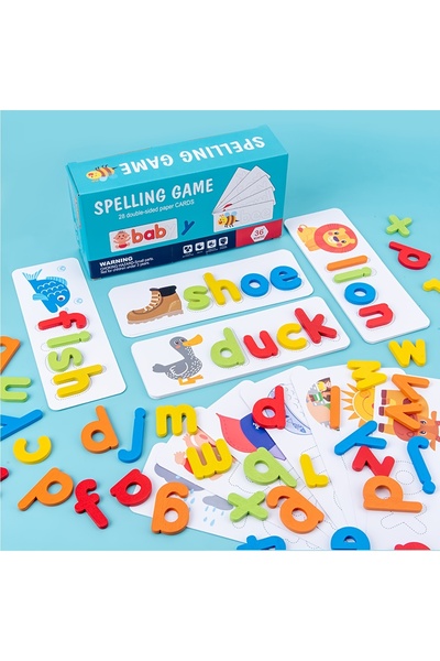 Choice لعبة ألغاز خشبية للأطفال من الأبجدية، حيوانات كرتونية، ألعاب تعليمية، ...