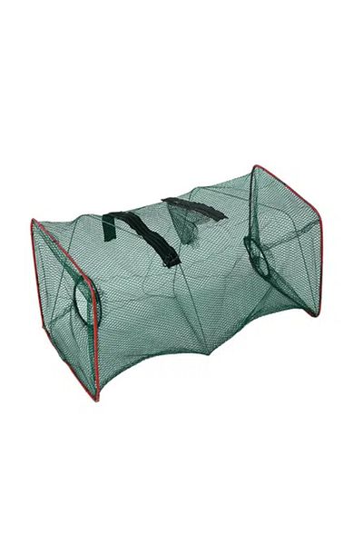 Choice 45cm Green 1pc Collapsible Cast Net Fish Cage For Crab, Shrimp, And Crayfish - Perfect Fishing Tackl
