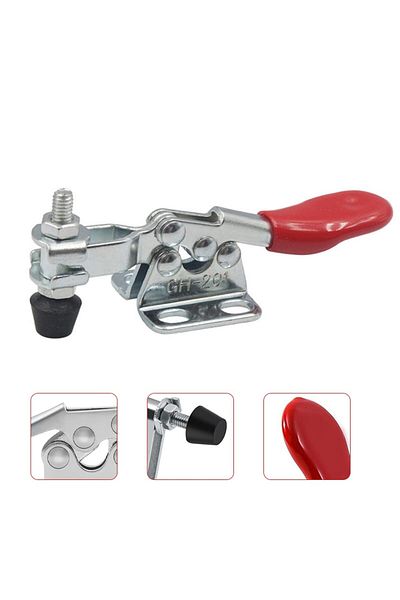 Choice 4PCS Horizontal Quick Clamp Workholding Clamp Chuck 201 Woodworking Engraving Machine Compressor