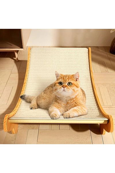 Choice Wooden Cat Scratching Pads Multifuction Cats Sleeping Bed Detachable Wear-resistant Cat Scratch B...