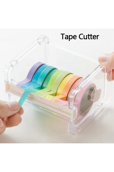 Choice Tape Cutter Tape Storage Box DIY Hand Tools Multifunction Desktop Cutting Machine Office Statione...