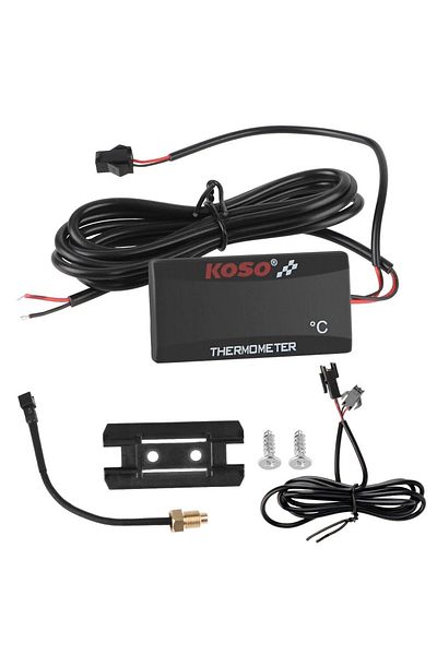 Choice Blue 12V 0~120°C Monitor Motorcycle Thermometer Water Tank Retrofit Temperature Meter Indicator Warn
