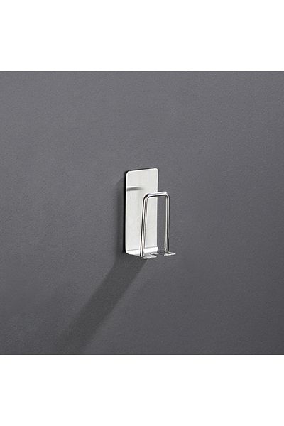 Choice 1 قطعة من الفولاذ المقاوم للصدأ 304 بدون ثقوب لفرشاة الأسنان وكوب الغسيل، خطاف حائط، سويتا