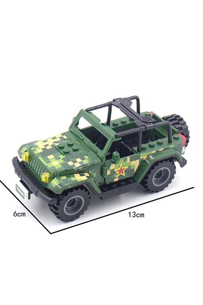 Choice Without Box Militarys Riot Truck Helicopter Camouflage Commando Wranglers Car Off Roader Building Bl