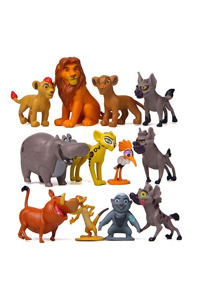 Choice 12Pcs/Set Anime Cartoon The Lion Guard King Kion Simba PVC High Quality Action Figures Bunga Besh...