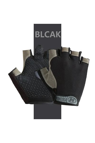 Choice L Black Fingerless Gym Training Gloves for Men Women Cycling Gloves Sports Fitness Motorcycle Mtb An