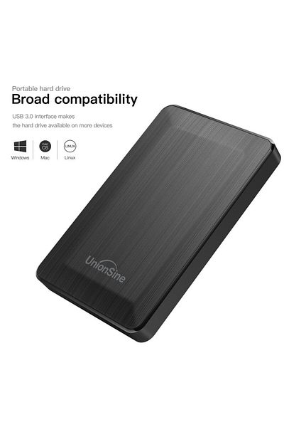 UnionSine HDD 2.5 Inch Portable External Hard Drive 250GB 320GB 500GB 1TB USB3.0 Storage Compatib...