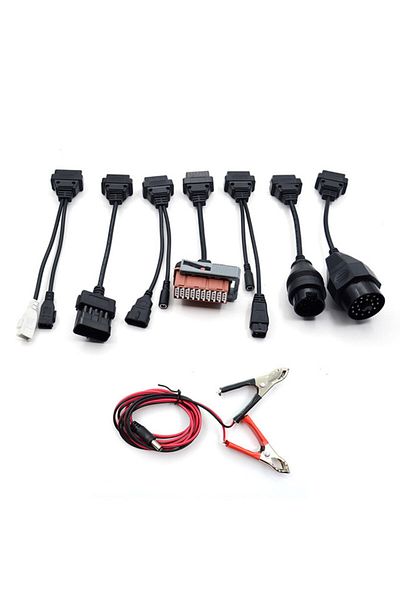 Choice Full Set Car Cable Full Set 8 Pcs Car/truck Cables For Tcs Pro Diagnostic Connector