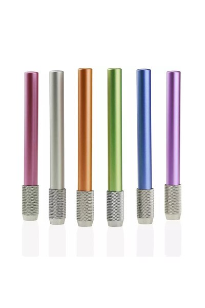 Choice 6PCs Multi Color Adjustable and Convenient Aluminum Pencil Extension S...