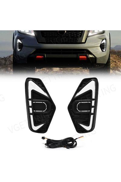 Choice Np300 A Drl Led Daytime Running Driving Fog Lamp Light Fit For Nissan Navara Np300 Frontier 2020 202
