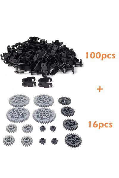Choice Sku3 100pcs Technical Gear Set Link Chain Bricks Gears Set Parts 3711 14696 10928 94925 3648 3649 Fo