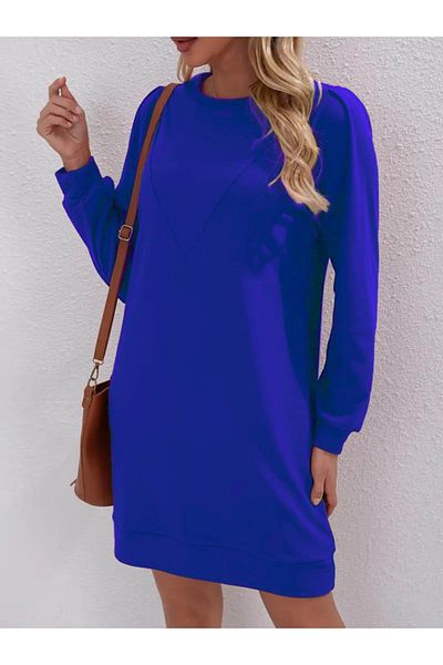 Kokosh moda Rochie de damă cu mânecă lungă, cu decolteu, cu două fire