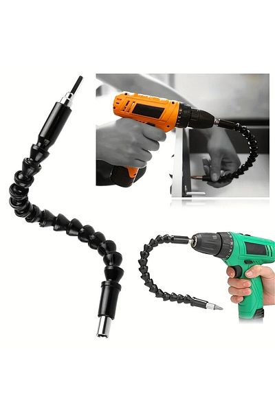 Choice Black Electric Drill Screwdriver Bit Multifunctional Universal Snake Flexible Hose Cardan Shaft Conn