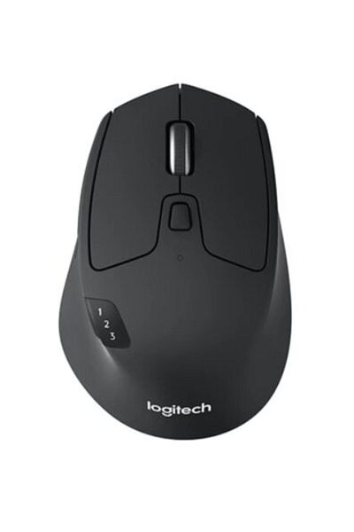 Choice Black 4794 Logitech M720 Wireless Bluetooth Mouse Union Dual Mode Multi-device Office Efficient Comf