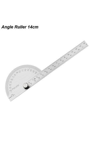 Choice Angle Guage14cm Angle Meter Measure Protractor Ruler Metal Finder 180 Degree Guage Goniometer Stainl