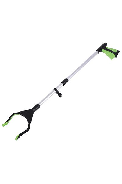 Choice Green Foldable Litter Reachers Pickers Gripper Extender Hand Tools Portable Collapsible Garbage Grab