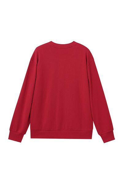 Giordano Men's French Terry Crew Neck Long Sleeve Sweat Shirt