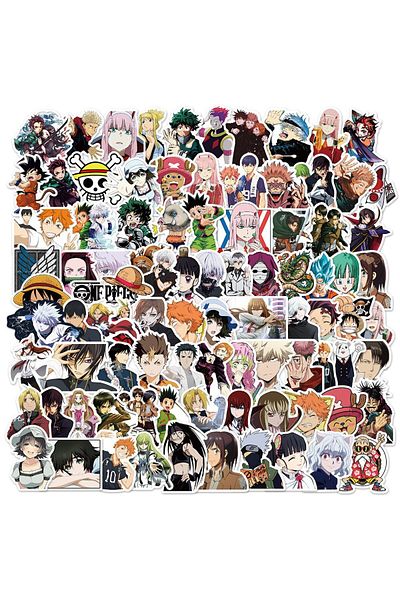 Choice 100pcs Mix 1 100pcs Mix Anime Sticker Set Demon Slayer Attack On Titan Stickers Graffiti Decals Lapt