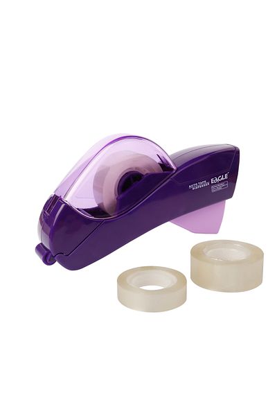 Choice Purple Eagle Automatic Tape Dispenser，with Two Rolls Of Tape，no Battery Required，perfect For Handwor