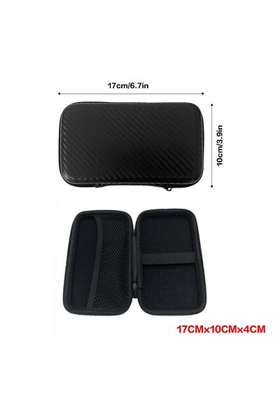 Choice 17x10x4 Car Repair Tool Kit Storage Bag Car Terminal Removal Organizer Bag Multiple Sizes Carbon Fib