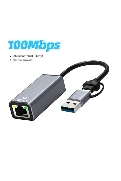 kebidu بطاقة شبكة USB3.0 1000 ميجابت في الثانية إلى RJ45 من النوع C، محول USB إلى جيجابت إيثرنت Lan