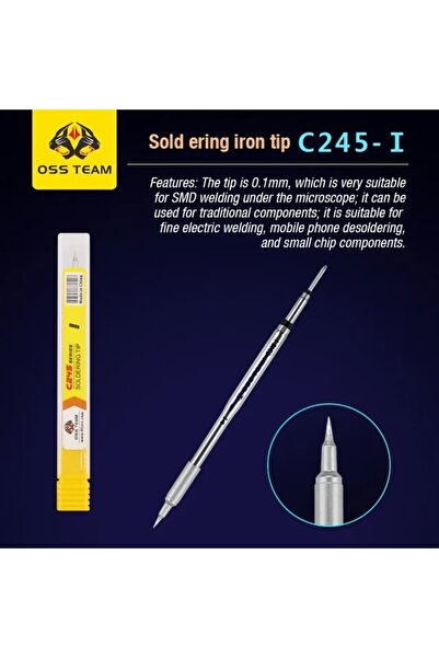 FMchip C245-I OSS Team C210 C245 رأس لحام بديل لرأس لحام الضغط أداة معدات لحا...