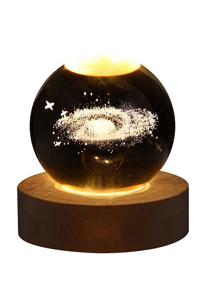 Choice Milky Way-a Usb Led Night Light, Galaxy Crystal Ball Lamp, 3d Planet Moon Lamp, Home Decoration