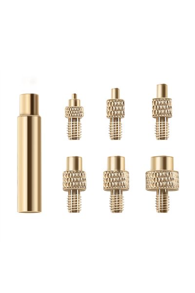Choice Heat Insert Nut Iron Tip M2 M3 M4 M5 M6 M8 Brass Thread Embedded Kit Heat Insertion Tool for Plas...
