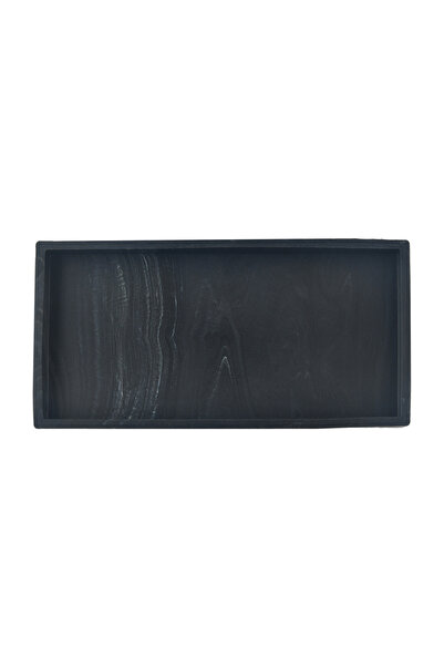 Choice صينية سيليكون سوداء M لأسطح الحمام، صينية تخزين شامبو مطهر اليد، عرض المجوهرات