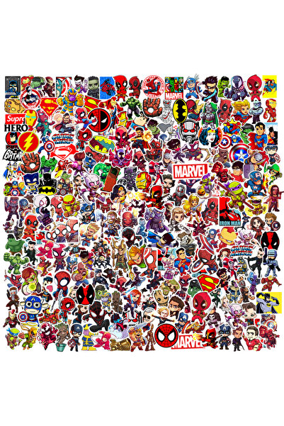 Choice 100 قطعة من ملصقات مارفل 50/100/200 قطعة من ملصقات مارفل اللطيفة للأبط...
