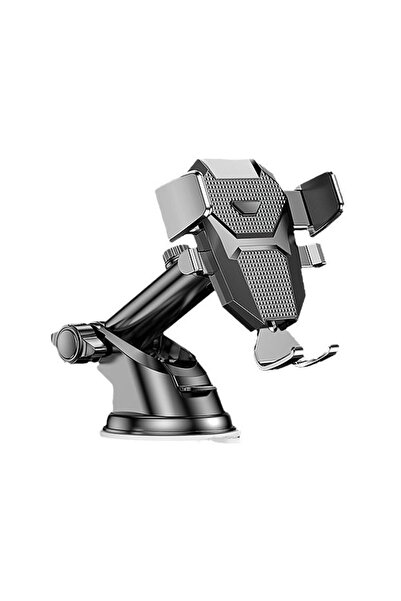 Choice حامل هاتف محمول أسود B مع فتحات تهوية أفقية ورأسية قابلة للسحب وكأس شف...