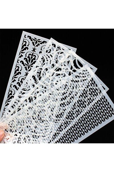 Choice مجموعة من 4 قطع من قوالب الاستنسل الرفيعة من KSCRAFT لتزيين ألبومات الصور/القصاصات اليدوية