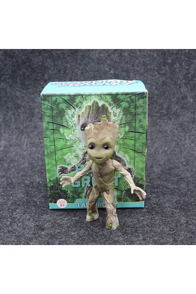 Choice With Retail Package Groot Tiny Cute Baby Tree Man Stand Ver Action Figure Toys 10cm