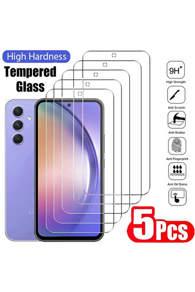 Choice15 5 Pieces For Samsung A73 5Pcs Tempered Glass For A35 A54 A13 A53 A52...