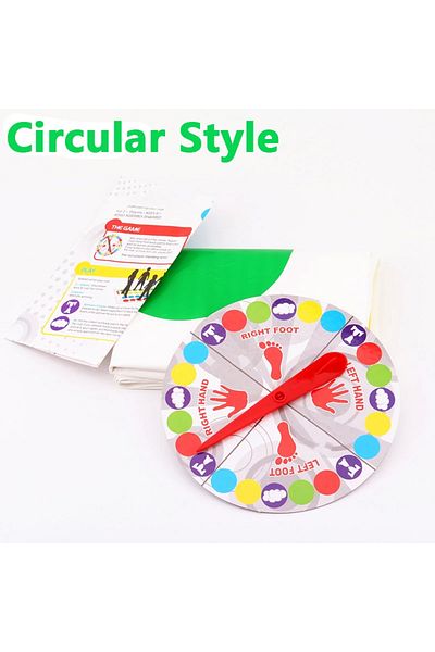 Choice Circular Style Twist Game Funny Kid Family Body Twist Move Mat Board Game Party Fun Board Games Part