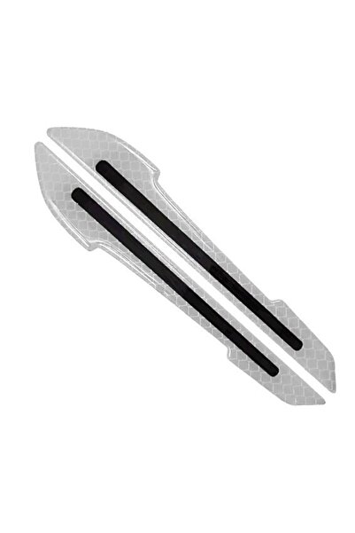 Choice White Reflective Stickers Warning Strip Tape Traceless Protective Car Sticker Warn On Car Rearview M