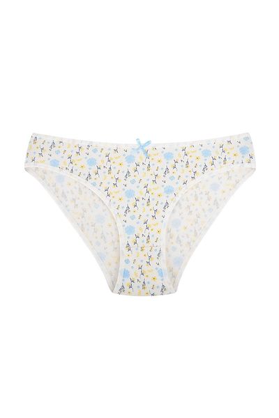Kompedan Βαμβακερό εύκαμπτο μοτίβο Slip Bikini εσώρουχο |   Β2 26800