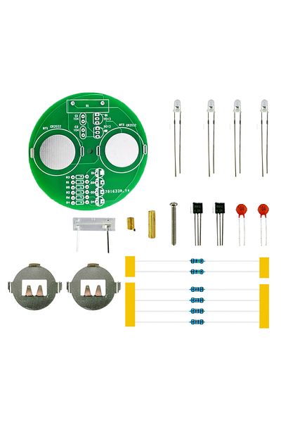 Choice مجموعة أدوات إلكترونية DIY مجموعة أدوات لحام LED Gyro DIY فانوس دوار مكونات خطية أدوات إلكترونية DIY
