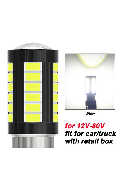 Choice 1156 Ba15s P21w 24v أبيض 2 قطعة LED 1156 Ba15s P21w 1157 Bau15s Py21w P21/5w Bay15d لسيارة شاحنة ATV