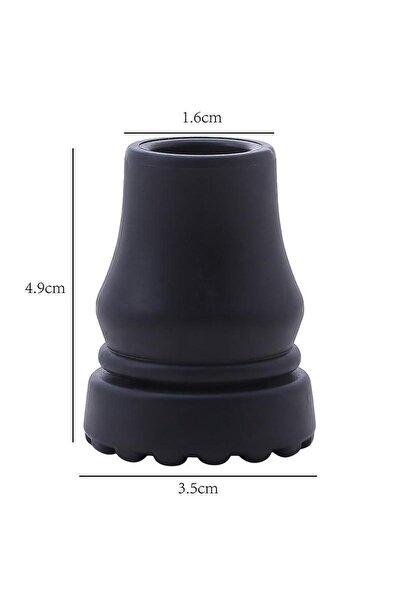 Choice أغطية وسادات مانعة للانزلاق لعصا المشي أو العكاز، مقاس 16 مم، متوفرة بـ 1/3/5 قطع، لحماية قاعدة عصا المشي أو العكاز أو عصا التسلق...