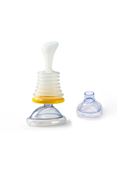 Choice جهاز تدريب التنفس 4 قطع/3 قطع باللون الأصفر العاري، موسعات الرئة التنف...