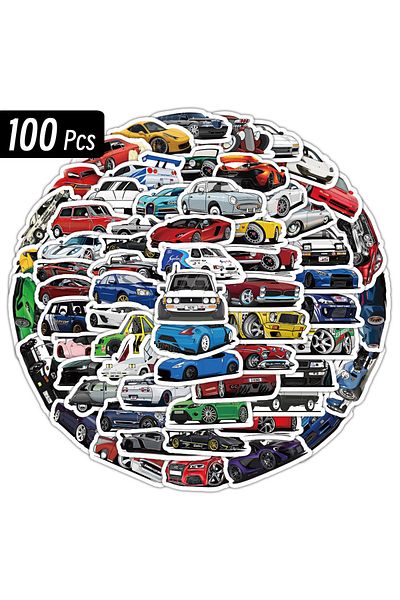 Choice 10/50/100 Pcs Retrofit Racing Car Graffiti Stickers Laptop Guitar Luggage Bike Skateboard Waterpr...