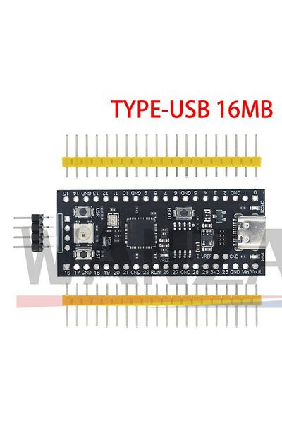 Bolantedz لوحة Raspberry Pi Pico الرسمية Rp2040 Type-c 16mb، وحدة معالجة مركزية Rp2040 ثنائية النواة 264 كيلو بايت، وحدة معالجة مركزية منخفضة الطاقة