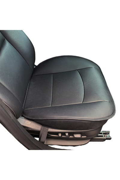 Choice Black PU Leather Car Front Seat Cover Auto Car Cushion Covers Breathab...