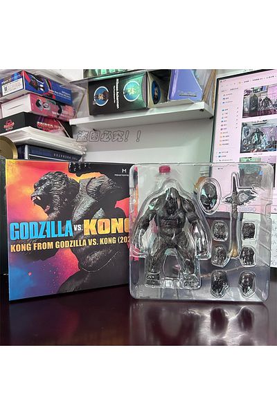 Choice Shf-xingxing-withbox Neca King Kong Articulated Godzilla Figure Shm Kingkong Figure Movie Monkey Kin