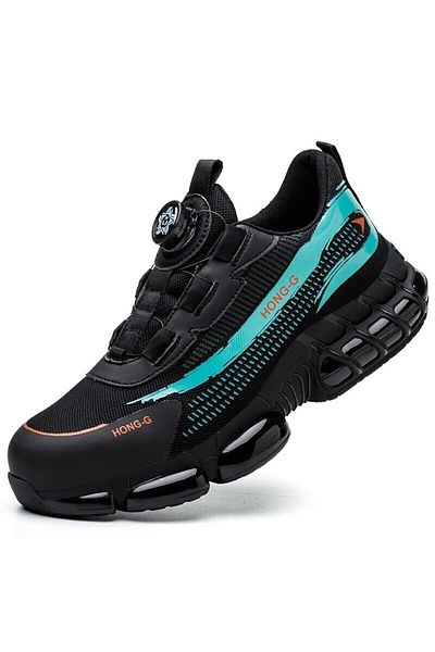 Choice 42 Blue Rotary Buckle Work Sneakers Protective Shoes Safety Industrial Puncture-Proof Anti-smash Ste