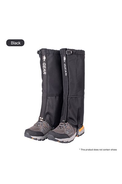 Choice L Black Outdoor Travel Leg Warmers Hiking Leg Gaiter Waterproof Legging Shoes Hunt Climbing Camping
