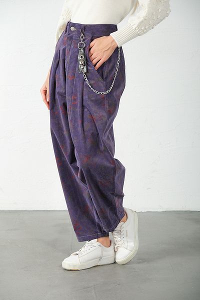 Reckless Style Velvet Trousers