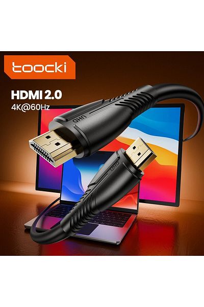 Choice كابل HDMI 2.0 أسود من Toocki بطول 0.5 متر بدقة 4K وتردد 60 هرتز، مناسب لأجهزة PS5 وPS4 وPS3 وXbox وFire وTv Stick وBlue Ray Player