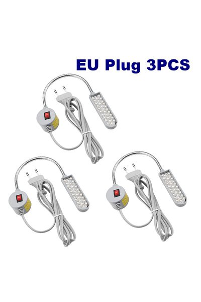 Choice Ac220v Eu Plug 3pcs 30 Led Industrial Sewing Machine Lighting Lamp Clothing Machine Accessories Work